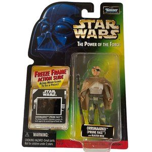 Star Wars POTF Orrimaarko Prune Face Figure Freeze Frame Slide Vintage 1998 NOS